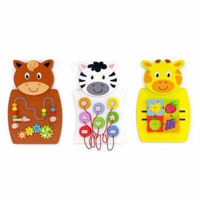 Conjunto de 3 brinquedos de parede