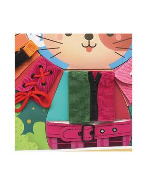 Quadro de habilidades básicas Vestido de gatinho