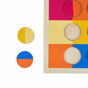 Puzzle Circulos Arco iris
