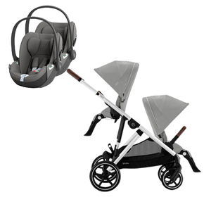 Pack Gazelle S + Assento Extra Gazelle S + Cloud T i-Size (x2) 