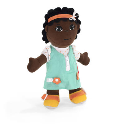 Menina Africana em Tecido 