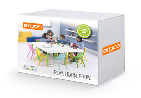 Pack Ergos Kids 01 Mesa + 1 cadeira