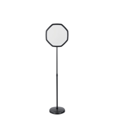 Sinais de limpeza magnética de chão - Preto