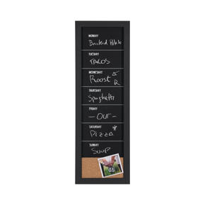 Quadro planeador semanal combo essencial - Preto