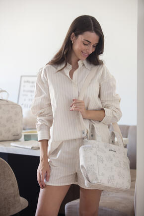 Bolsa Crossbody - Toile de Jouy 