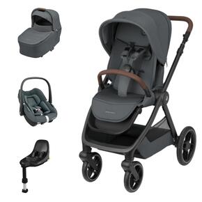 Pack Oxford+ (carrinho+alcofa) + Pebble S + FamilyFix S 