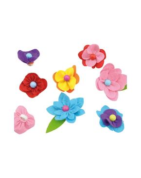  Chapéu de flor de feltro