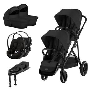 Pack Gazelle S + Assento Extra Gazelle S + Cloud G i-Size (x2) + Base G (x2) + Alcofa Gazelle S Cot (x2)