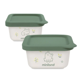 Set de 2 recipientes - NaturSet 2 FROG