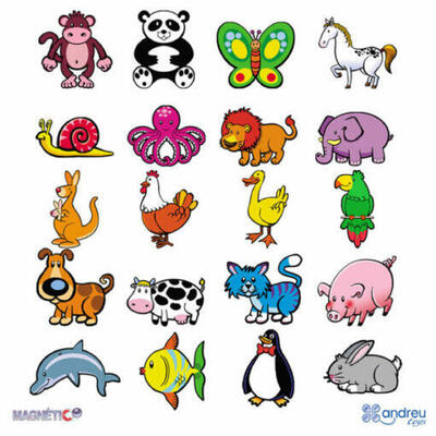 20 animais magnéticos