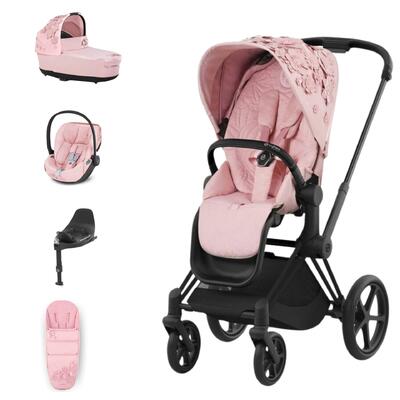 Pack Priam + Cloud T i-Size + Base T + Alcofa + Saco cobre-pés - Simply Flowers
