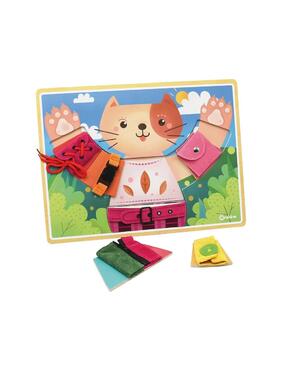 Quadro de habilidades básicas Vestido de gatinho