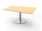  Mesa de reuniões oval ATLANTIC - Módulo intermédio