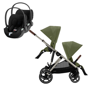 Pack Gazelle S + Assento Extra Gazelle S + Cloud T i-Size (x2) 