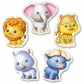 Bebé quebra-cabeças animais selvagens