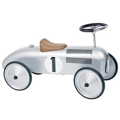 Carro de empurrar Vintage Prateado