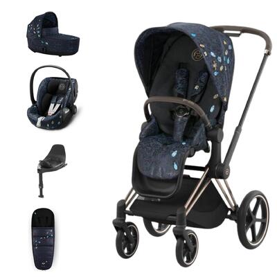 Pack Priam + Cloud T i-Size + Base T + Alcofa + Saco cobre-pés -  Jewels of Nature
