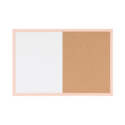 Placa de combinação com moldura pastel - Salmão
