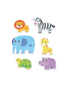 Puzzle de Escada - Animais Da Floresta