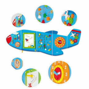 Brinquedo de parede de avião