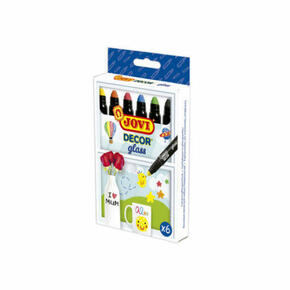 Marcadores de vidro para decoração 6 cores
