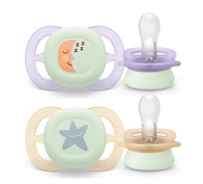 Chupetas Ultra Start- 0-2M- Night Time