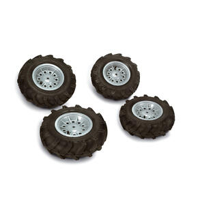 rollyTrac Air Tyres Premium Prateado