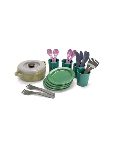 Conjunto de Jantar em Rede - 4 Pessoas - Reciclagem