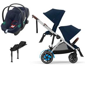 Pack e-Gazelle S + Segundo Assento Gazelle S + Aton B2(x2) + Base One(x2)