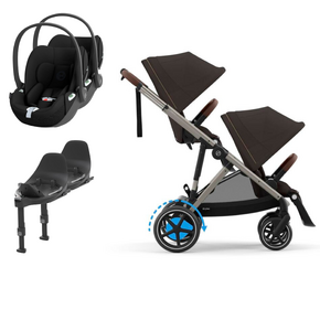 Pack e-Gazelle S + Segundo Assento Gazelle S + Cloud T i-Size(x2) + Base T(x2)