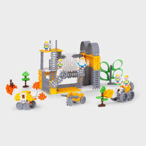 Conjunto de construção Marioinex Mini Waffles 138 peças