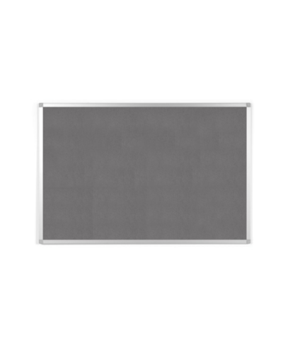 Quadro de avisos de feltro AYDA azul
