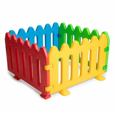 Cerca infantil de plástico multicolorida