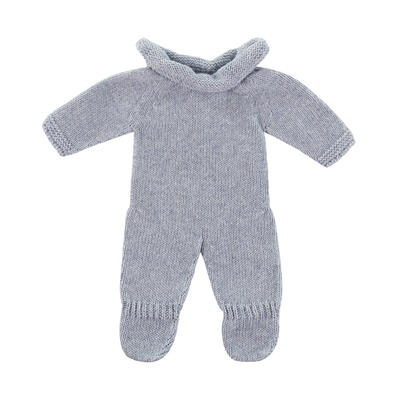 Pijama de malha Azul cinza - 32cm