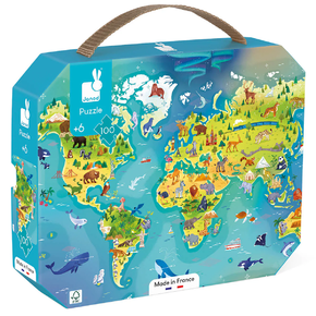 Puzzle mundial de 100 peças
