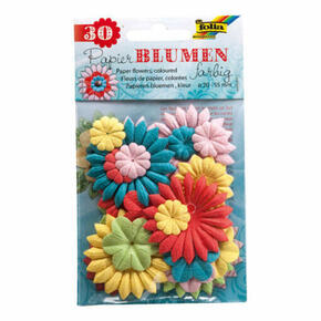 Flores de papel 30 unid.
