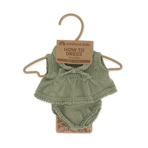Conjunto Malha Vestido e Fita - 21cm