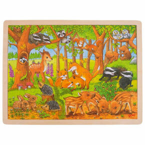 Quebra-cabeça de animais da floresta
