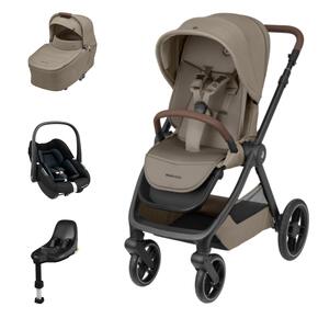 Pack Oxford+ (carrinho+alcofa) + Pebble S + FamilyFix S 