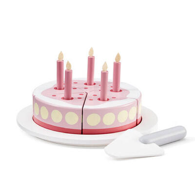Bolo de aniversário rosa