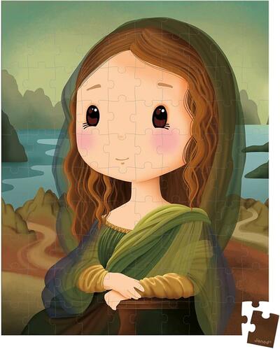 Puzzle inspirado em Da Vinci 100 peças