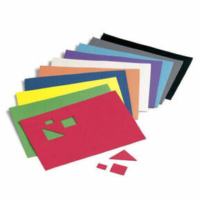 Folhas de EVA para artesanato em cores sortidas 200 x 300 x 2 mm (pacote com 10 cores)