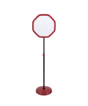 Sinal de piso de segurança - Vermelho octogonal