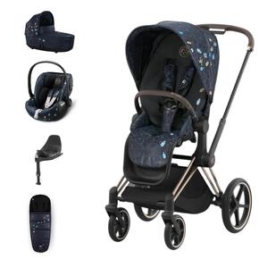 Pack Priam + Cloud T i-Size + Base T + Alcofa + Saco cobre-pés -  Jewels of Nature