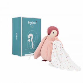 Beijo de Pelúcia Pinguim Rosa
