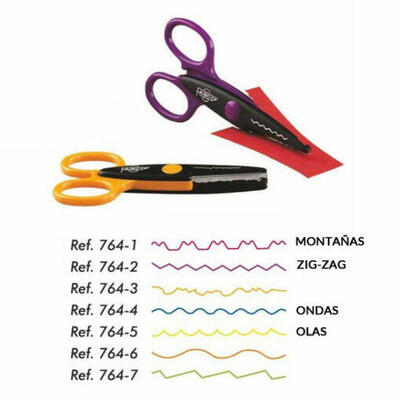 Tesoura Dentada 13 cm – Ondas