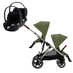 Pack Gazelle S + Assento Extra Gazelle S + Cloud T i-Size (x2) 
