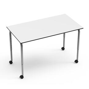 Mesa DESK21 U Retangular Dupla Regulável