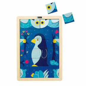 Puzle Magnético a Coruja e o Pinguim