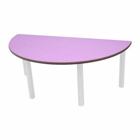 Mesa Metálica Semi-redonda Infantil